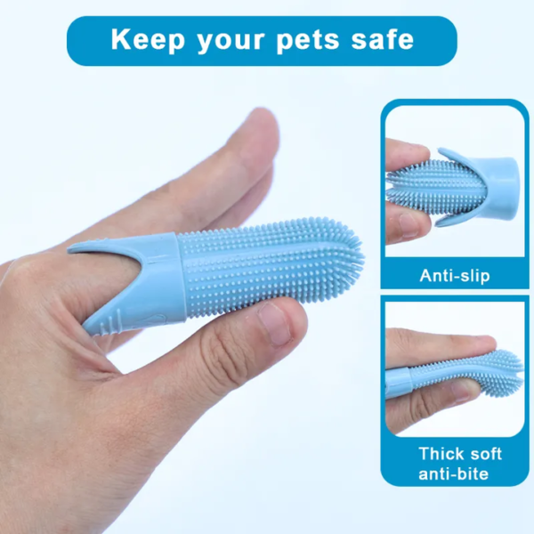 Pet Silicone Finger Toothbrush