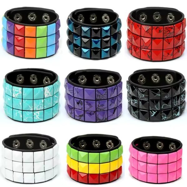 Double Belt Leather Wrist